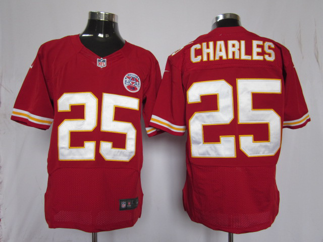 Nike Elite Jersey kansas city chiefs 25 charles red